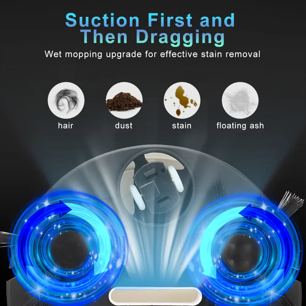 NNEOBA Automatic Intelligent Sweeping and Mopping Robot