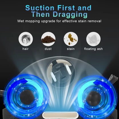 NNEOBA Automatic Intelligent Sweeping and Mopping Robot